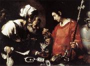 STROZZI, Bernardo The Charity of St Lawrence rt oil painting